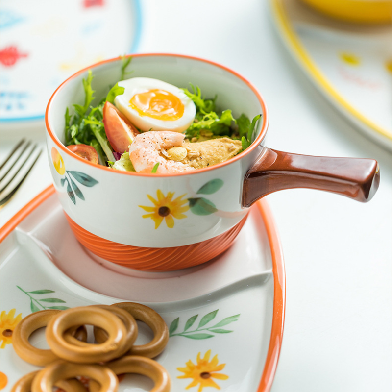 Pot and Tray Set - Soup bowl, serving bowl set, noodle bowl, plates and bowls | Bowls for dining table & home decor