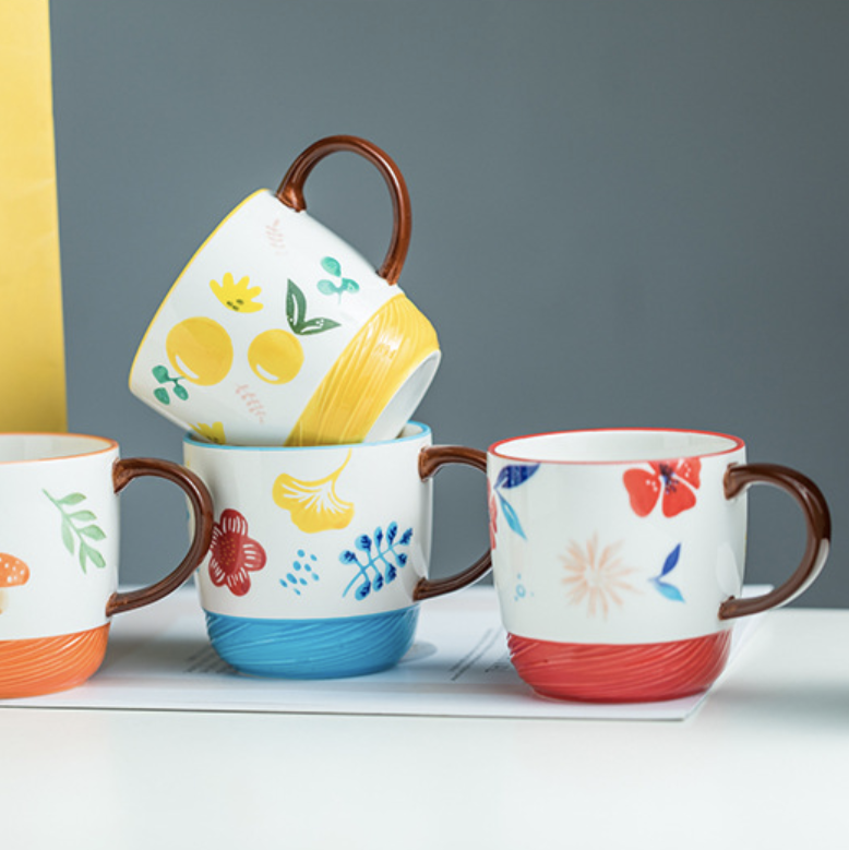 Cup And Plate Set- Tea cup, coffee cup, cup for tea | Cups and Mugs for Office Table & Home Decoration