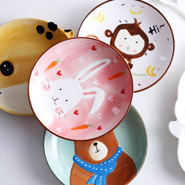 Animal Plate Fiesta - Serving plate, snack plate, dessert plate | Plates for dining & home decor