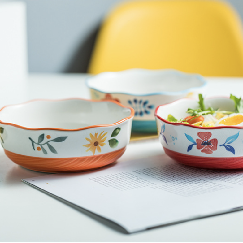 Nacho Bowl 500 ml - Bowl, ceramic bowl, serving bowls, noodle bowl, salad bowls, bowl for snacks, large serving bowl | Bowls for dining table & home decor