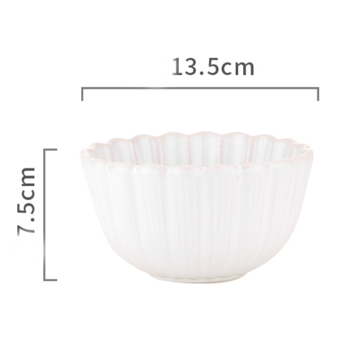Ocean Snack Bowl White 500ml - Bowl,ceramic bowl, snack bowls, curry bowl, popcorn bowls | Bowls for dining table & home decor