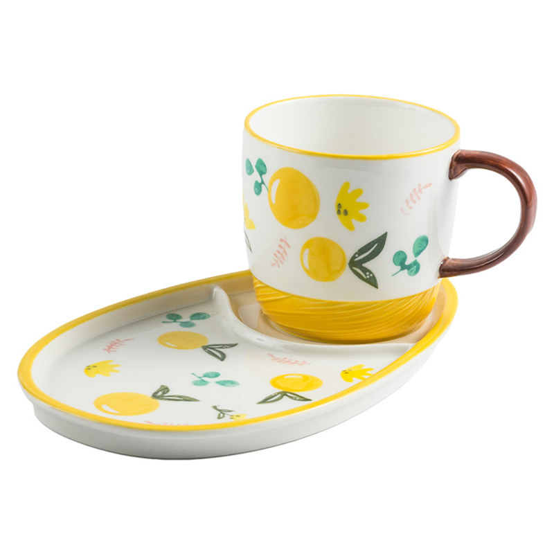 Cup And Plate Set- Tea cup, coffee cup, cup for tea | Cups and Mugs for Office Table & Home Decoration