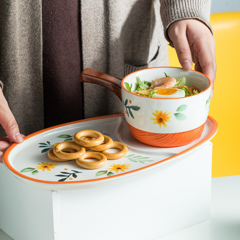 Pot and Tray Set - Soup bowl, serving bowl set, noodle bowl, plates and bowls | Bowls for dining table & home decor