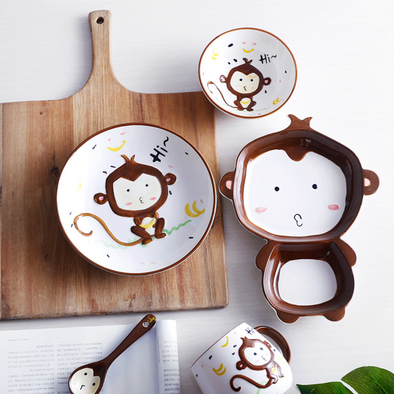 Safari Plates Fiesta - Serving plate, snack plate, momo plate, plate with compartment | Plates for dining table & home decor