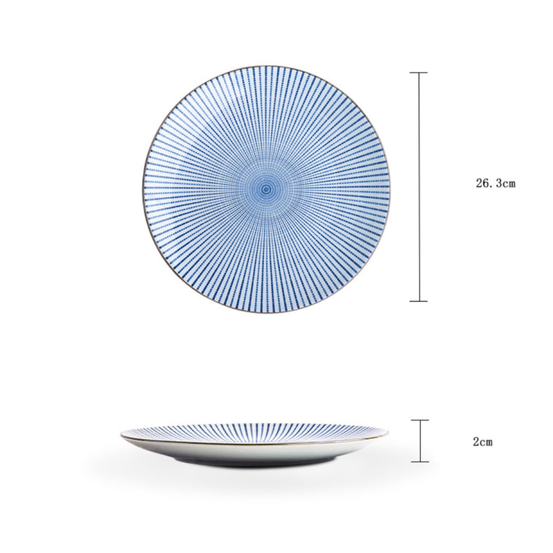 Mandala Dinner Plate - Serving plate, lunch plate, ceramic dinner plates| Plates for dining table & home decor