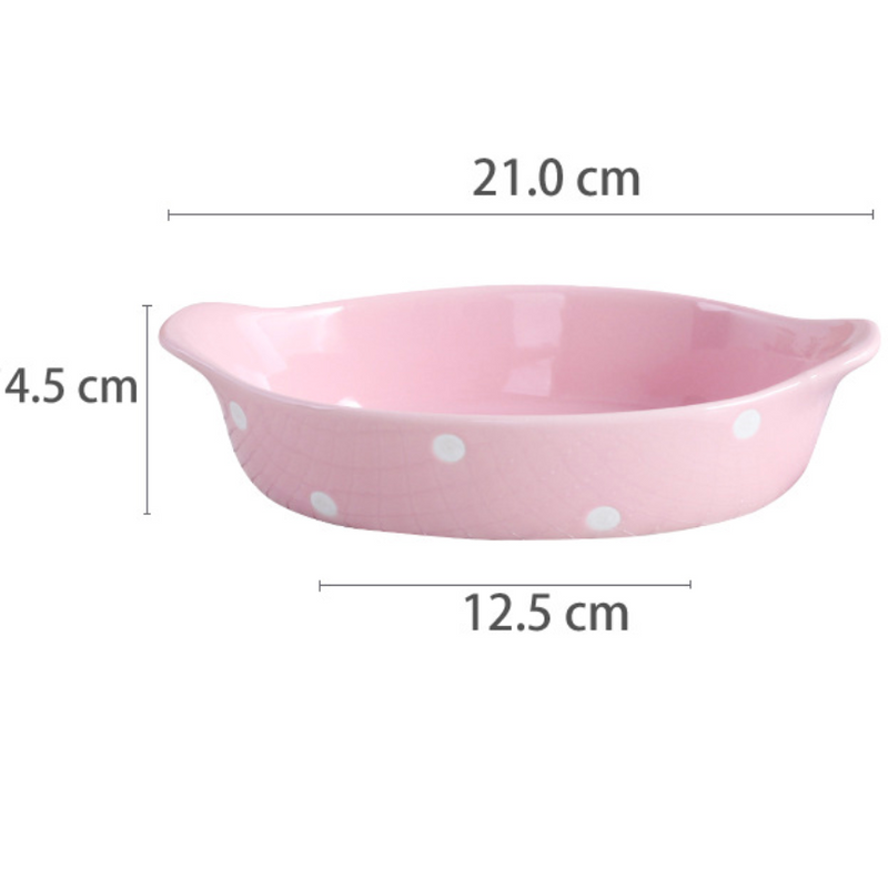 Polka Dots Dish 400 ml - Baking Dish