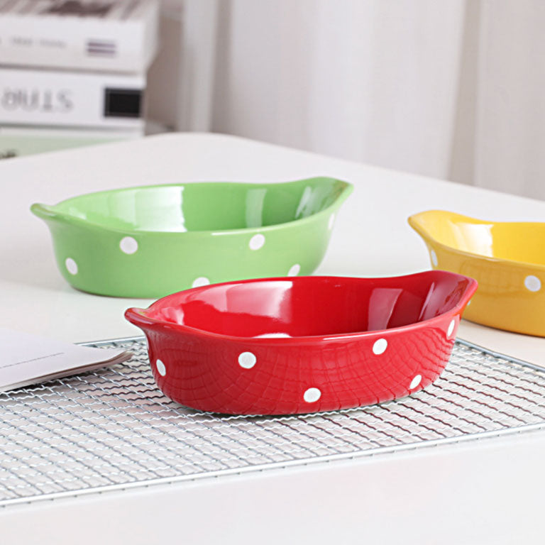 Polka Dots Dish 400 ml - Baking Dish