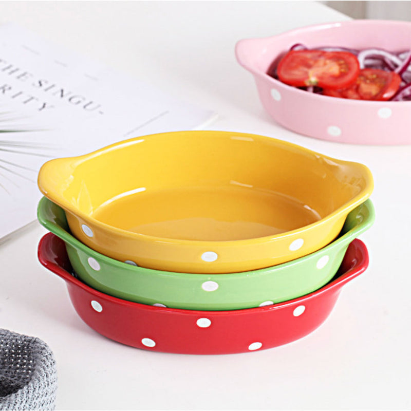 Polka Dots Dish 400 ml - Baking Dish