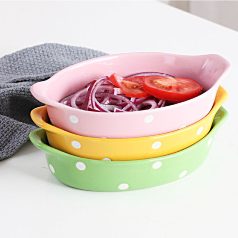 Polka Dots Dish 400 ml - Baking Dish
