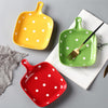 Dots Baking Plates 300 ml - Ceramic platter, serving platter, fruit platter | Plates for dining table & home decor