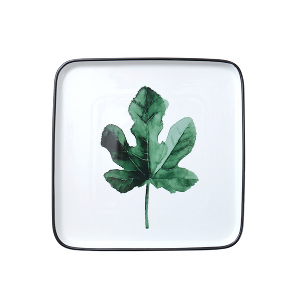 Leaves Plate - Serving plate, snack plate, dessert plate | Plates for dining & home decor
