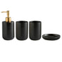 Black Bathroom Set