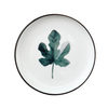 Side Plate With Leaf Motif - Serving plate, snack plate, dessert plate | Plates for dining & home decor