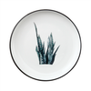 Side Plate With Leaf Motif - Serving plate, snack plate, dessert plate | Plates for dining & home decor