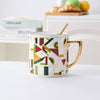 Mosaic Coffee Mug- Mug for coffee, tea mug, cappuccino mug | Cups and Mugs for Coffee Table & Home Decor