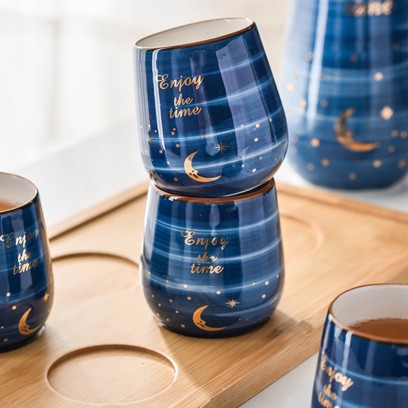 Midnight Tea Set - Tea cup set, jug set, teapot set | Tea set for Dining table & Home decor