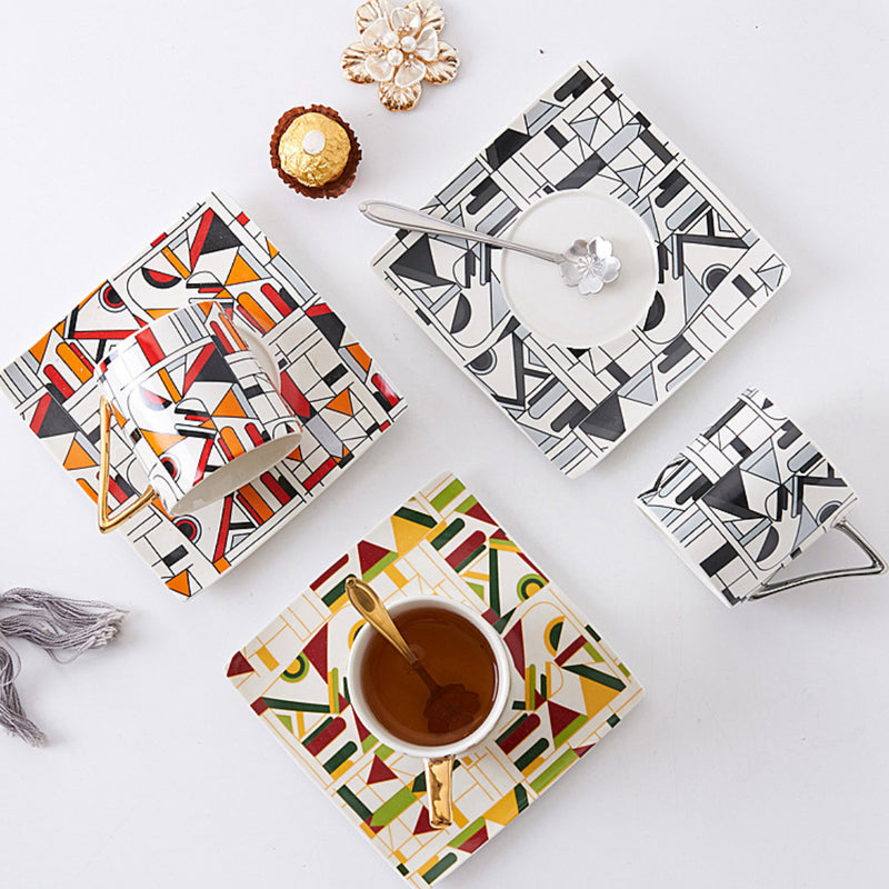 Mosaic Cup Set- Tea cup, coffee cup, cup for tea | Cups and Mugs for Office Table & Home Decoration