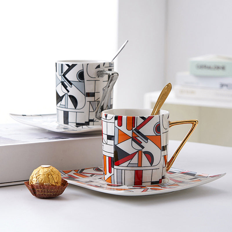 Mosaic Cup Set- Tea cup, coffee cup, cup for tea | Cups and Mugs for Office Table & Home Decoration