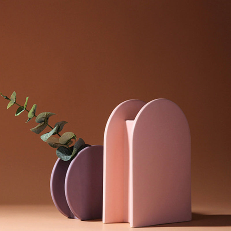 Ceramic Abstract Vase - Flower vase for home decor, office and gifting | Room decoration items