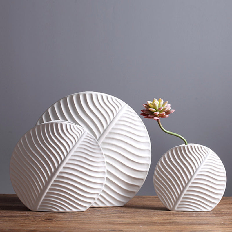 Leaf Vase - Flower vase for home decor, office and gifting | Home decoration items
