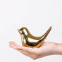 Gold Bird Statue - Showpiece | Home decor item | Room decoration item