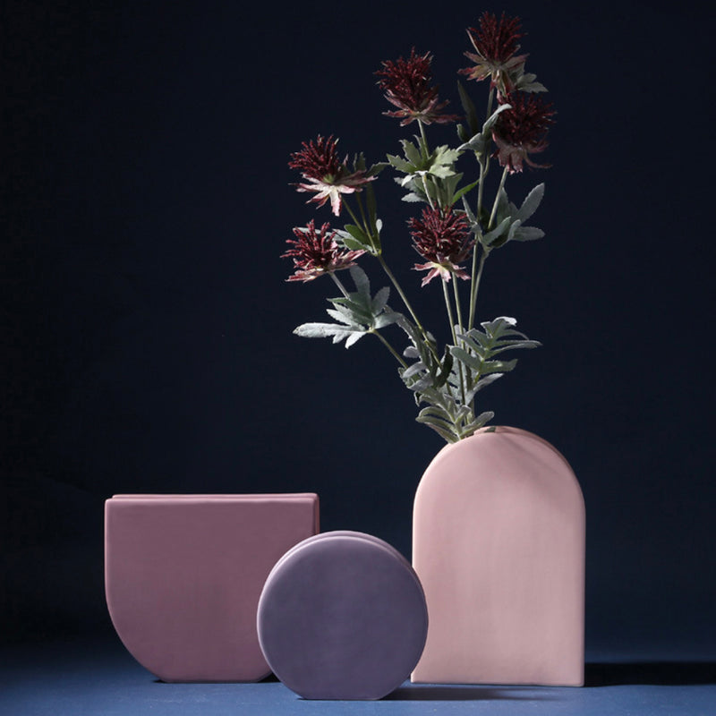 Ceramic Abstract Vase - Flower vase for home decor, office and gifting | Room decoration items