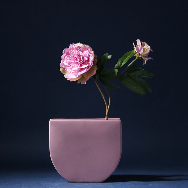 Ceramic Abstract Vase - Flower vase for home decor, office and gifting | Room decoration items