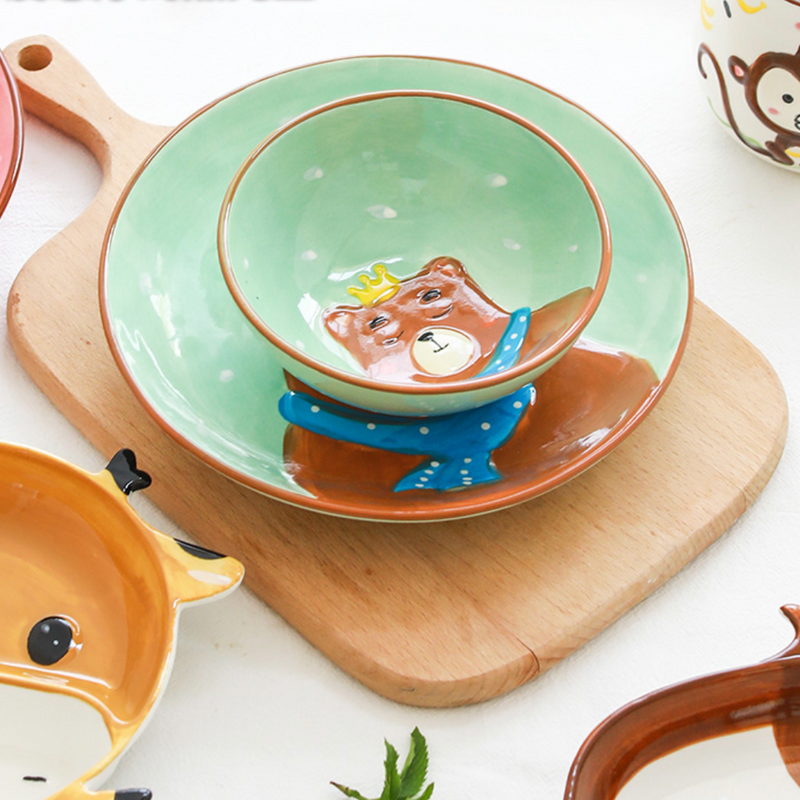 Animal Bowls Fiesta 250 ml - Bowl, soup bowl, ceramic bowl, snack bowls, curry bowl, popcorn bowls | Bowls for dining table & home decor