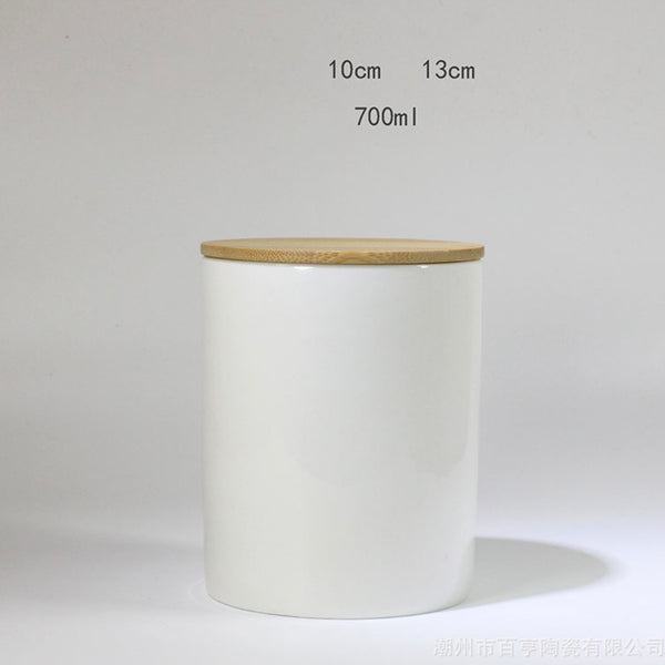 Airtight Container White - Jar
