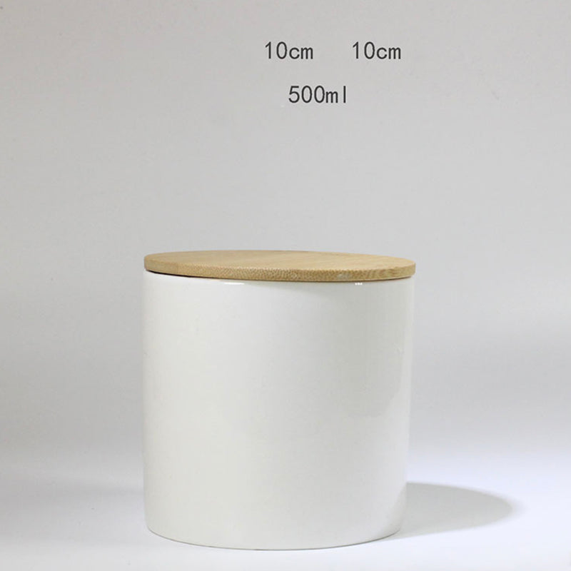Airtight Container White - Jar