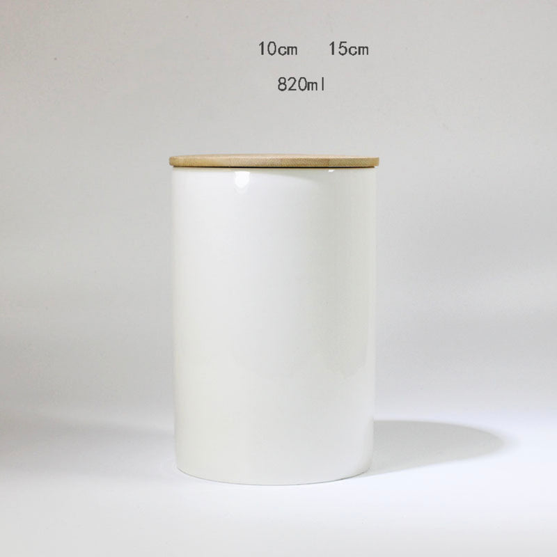 Airtight Container White - Jar