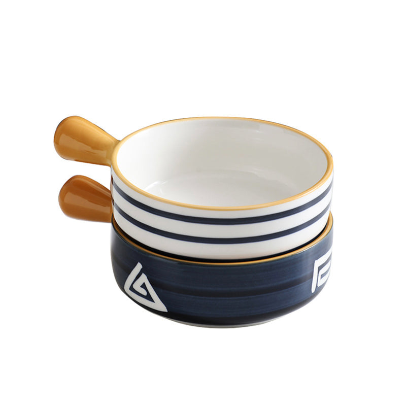 Snack Bowl With Handle Nitori - Ceramic bowl, salad bowls, snack bowls, bowl with handle, oven bowl | Bowls for dining table & home decor