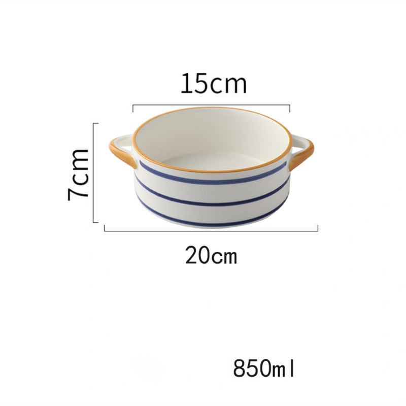 Serving Bowl With Handles Nitori - Bowl, ceramic bowl, serving bowls, noodle bowl, salad bowls, bowl for snacks, baking bowls, large serving bowl, bowl with handle | Bowls for dining table & home decor