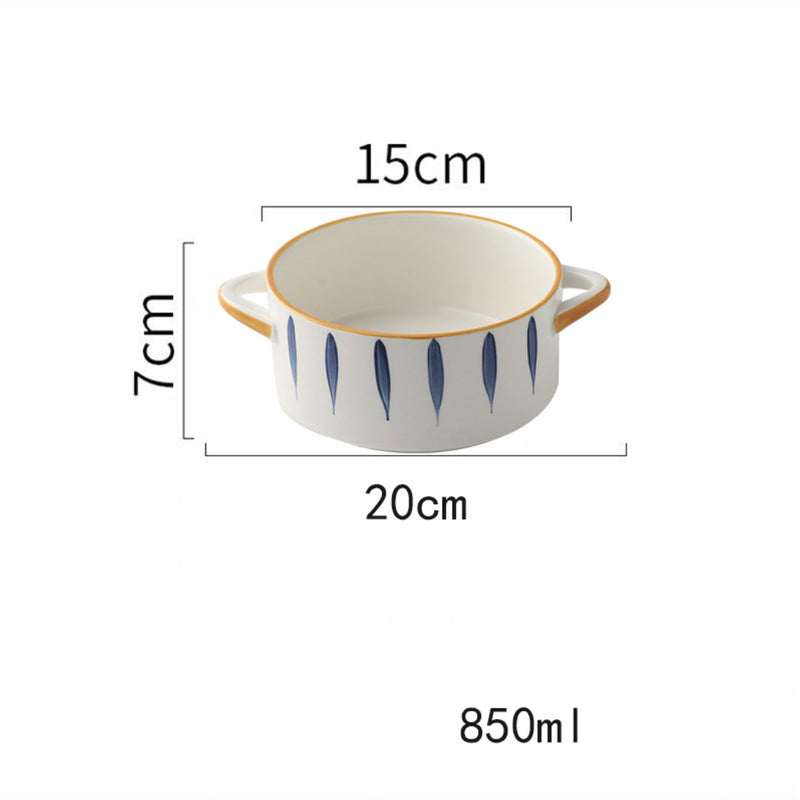 Serving Bowl With Handles Nitori - Bowl, ceramic bowl, serving bowls, noodle bowl, salad bowls, bowl for snacks, baking bowls, large serving bowl, bowl with handle | Bowls for dining table & home decor
