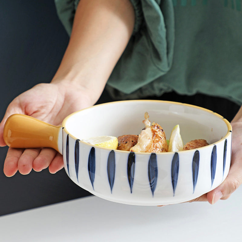 Snack Bowl With Handle Nitori - Ceramic bowl, salad bowls, snack bowls, bowl with handle, oven bowl | Bowls for dining table & home decor