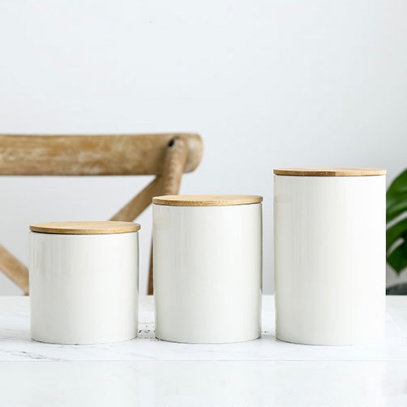 Airtight Container White - Jar