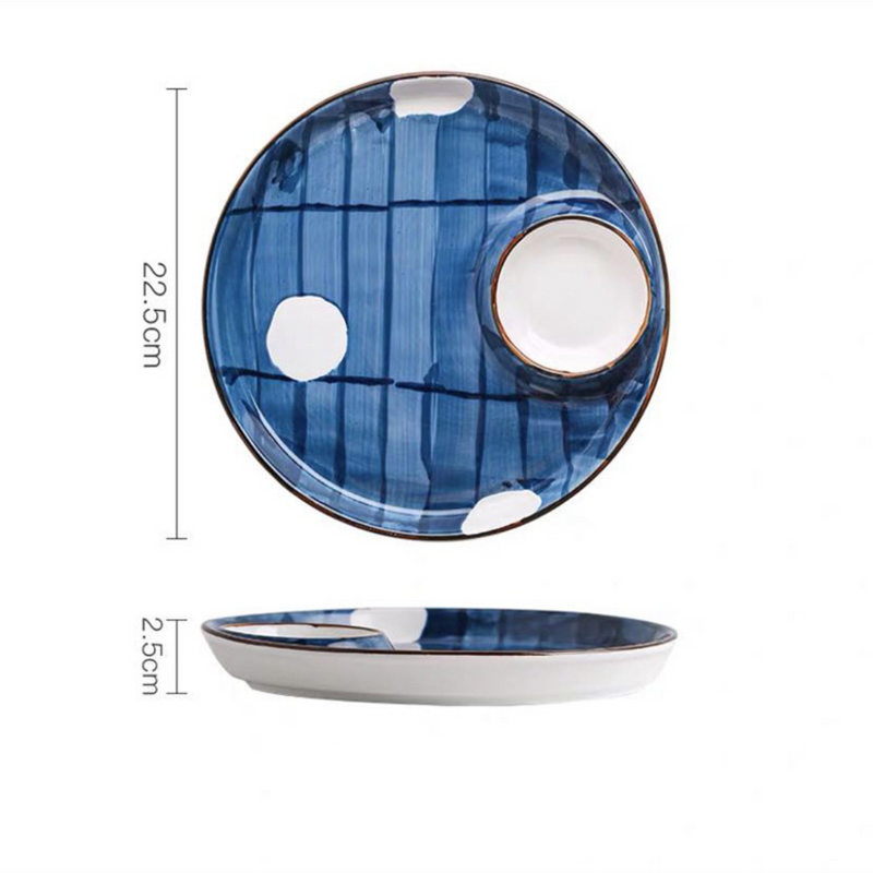 Sectioned Plate Nitori - Serving plate, snack plate, momo plate, plate with compartment | Plates for dining table & home decor