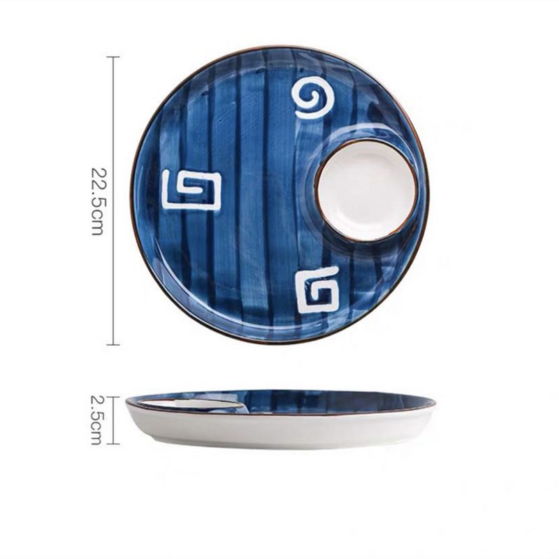 Sectioned Plate Nitori - Serving plate, snack plate, momo plate, plate with compartment | Plates for dining table & home decor