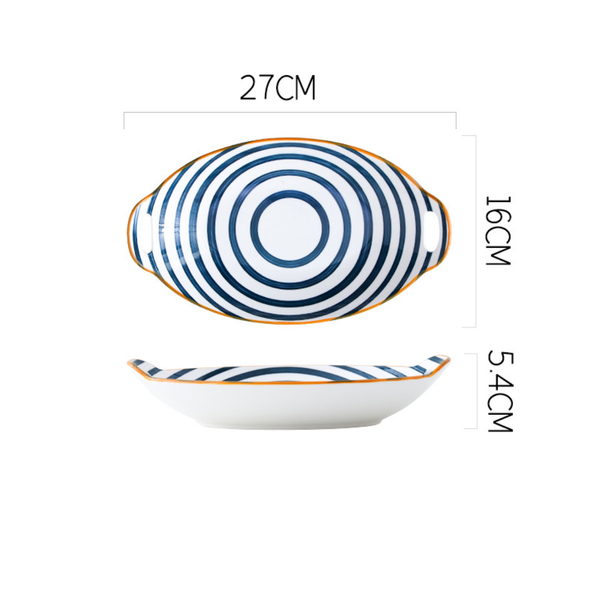 Baking Plate Nitori - Ceramic platter, serving platter, fruit platter | Plates for dining table & home decor