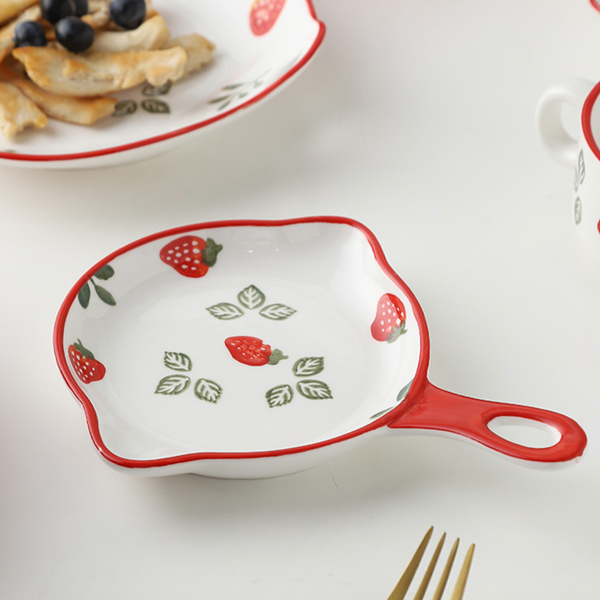Skillet Pan - Ceramic platter, serving platter, fruit platter | Plates for dining table & home decor