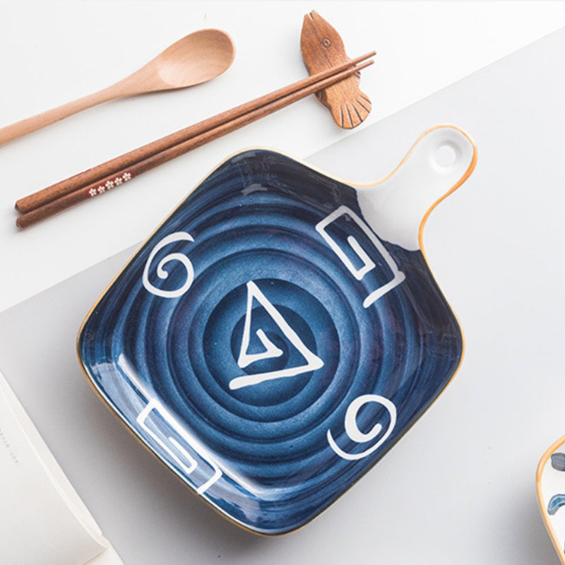 Ceramic Plate With Handle Nitori - Ceramic platter, serving platter, fruit platter | Plates for dining table & home decor