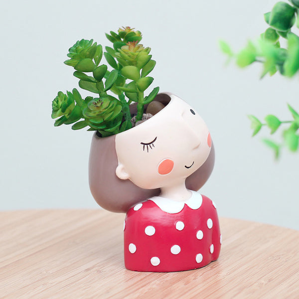 Girl Planters - Indoor planters and flower pots | Home decor items