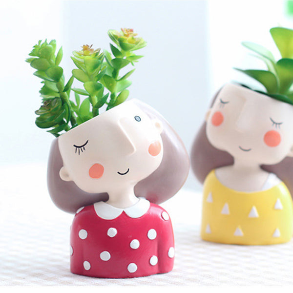 Girl Planters - Indoor planters and flower pots | Home decor items