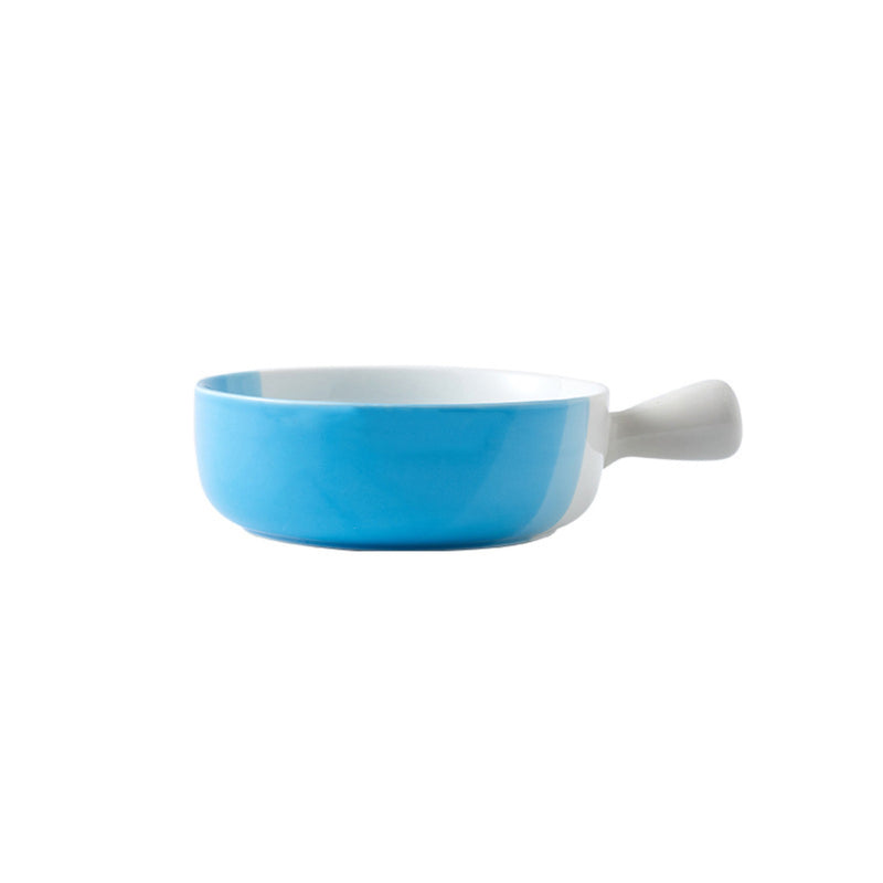 Ombre Bowl with Handle - Ceramic bowl, salad bowls, snack bowls, bowl with handle, oven bowl | Bowls for dining table & home decor