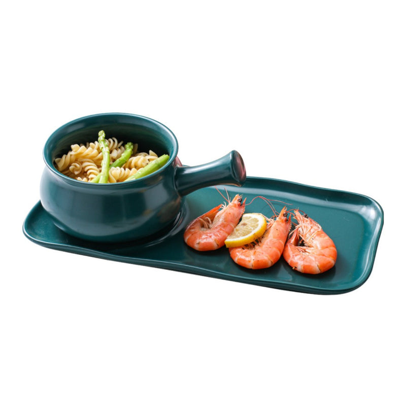 Pot with Tray - Soup bowl, serving bowl set, noodle bowl, plates and bowls | Bowls for dining table & home decor