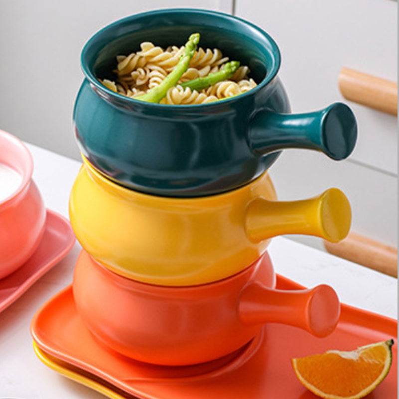 Pot with Tray - Soup bowl, serving bowl set, noodle bowl, plates and bowls | Bowls for dining table & home decor