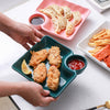 Momo Plate - Serving plate, snack plate, momo plate, plate with compartment | Plates for dining table & home decor