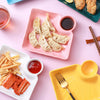 Momo Plate - Serving plate, snack plate, momo plate, plate with compartment | Plates for dining table & home decor