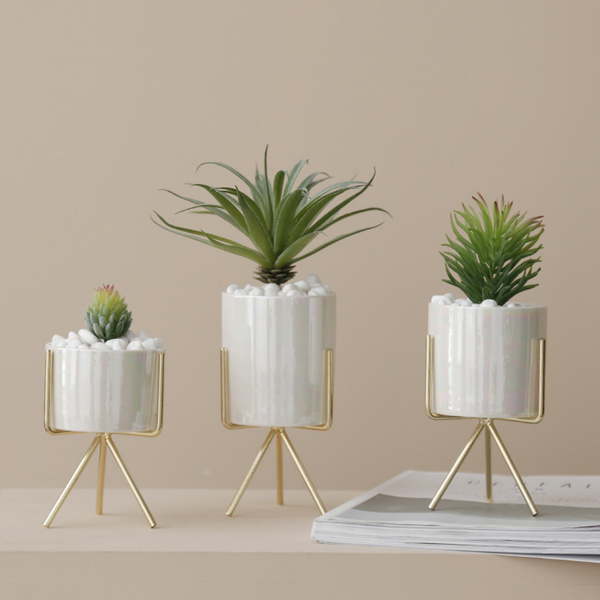 Pearl Planter With Stand - Indoor plant pots and flower pots | Home decoration items