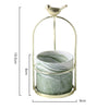Marble Bird Planter - Flower vase for home decor, office and gifting | Home decoration items